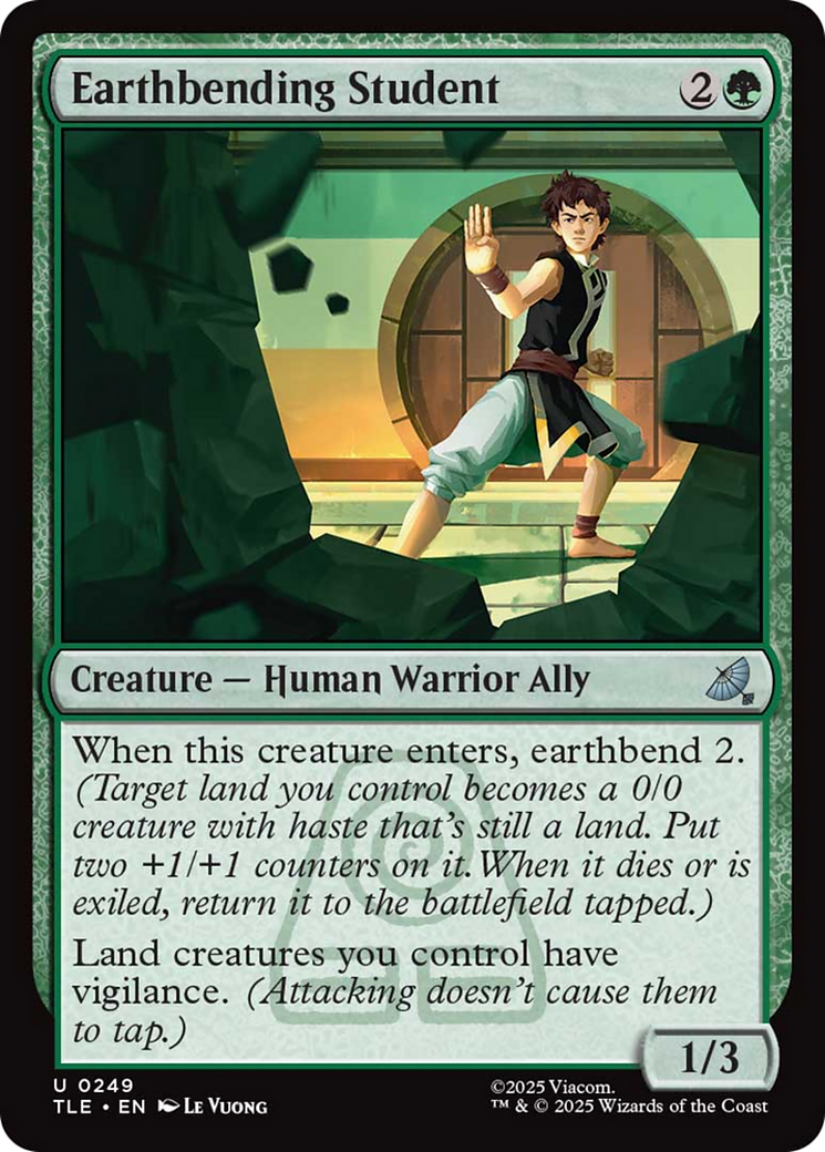 Earthbending Student [Avatar: The Last Airbender: Eternal-Legal] | Cards and Coasters CA