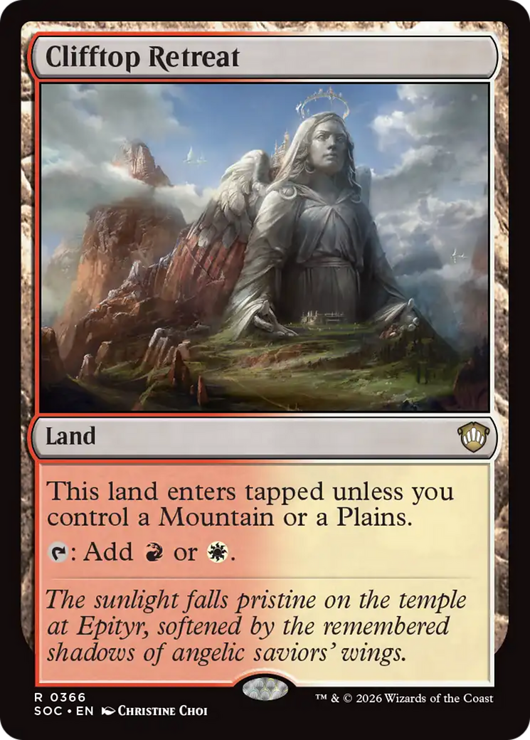 Clifftop Retreat [Secrets of Strixhaven Commander] | Cards and Coasters CA