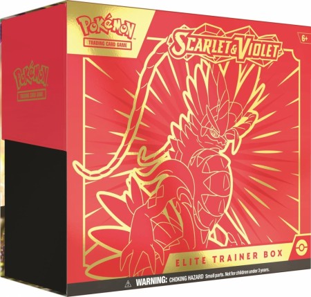 Pokémon Elite Trainer Box: Scarlet & Violet : Scarlet | Cards and Coasters CA