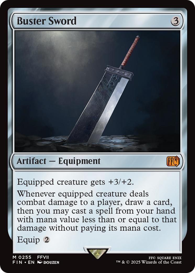 Buster Sword [FINAL FANTASY] | Cards and Coasters CA