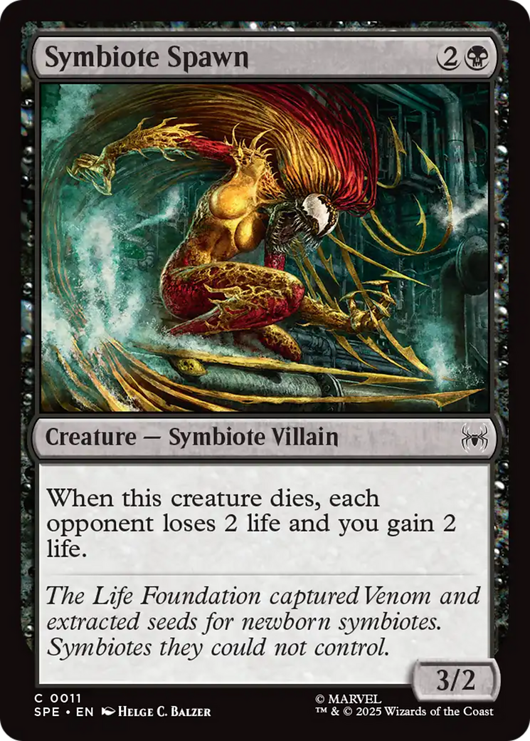 Symbiote Spawn [Marvel's Spider-Man: Eternal-Legal] | Cards and Coasters CA