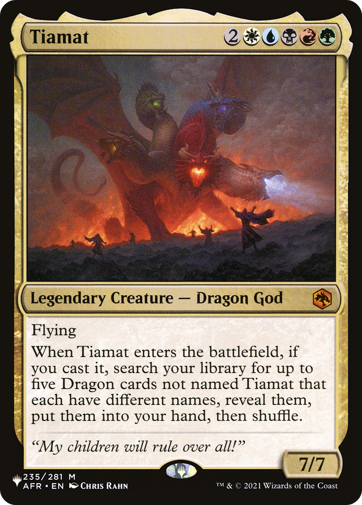 Tiamat [The List] | Cards and Coasters CA