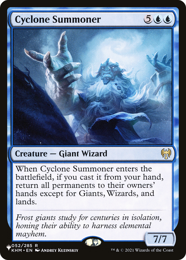 Cyclone Summoner [The List] | Cards and Coasters CA