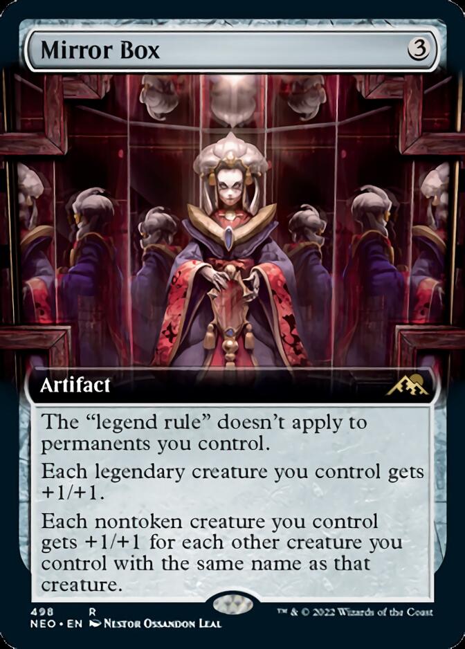 Mirror Box (Extended Art) [Kamigawa: Neon Dynasty] | Cards and Coasters CA