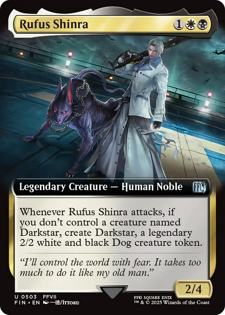 Rufus Shinra (Extended Art) [FINAL FANTASY] | Cards and Coasters CA