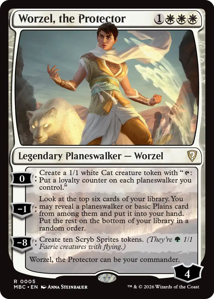 Worzel, the Protector [Mystery Booster: Commander Edition] | Cards and Coasters CA