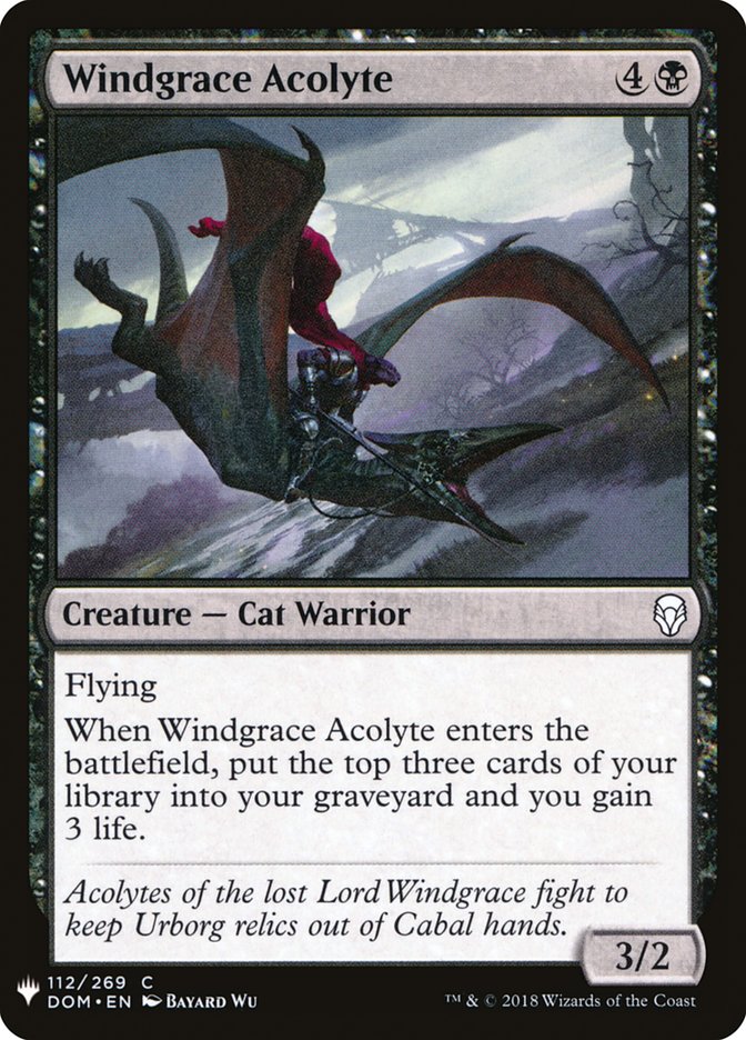 Windgrace Acolyte [Mystery Booster] | Cards and Coasters CA