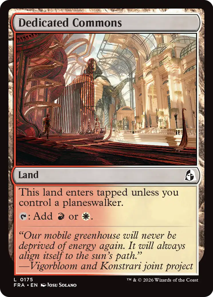 Dedicated Commons [Reality Fracture] | Cards and Coasters CA