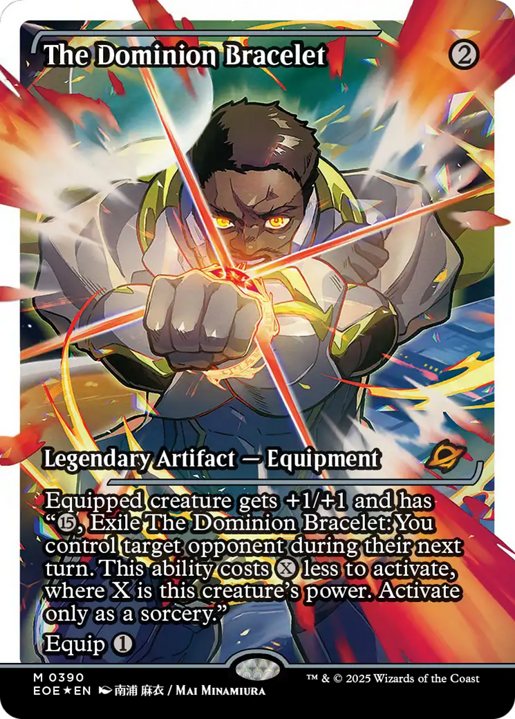 The Dominion Bracelet (Showcase) (Fracture Foil) [Edge of Eternities] | Cards and Coasters CA