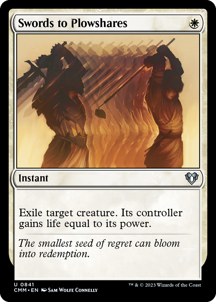 Swords to Plowshares [Commander Masters] | Cards and Coasters CA