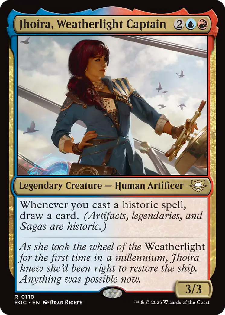 Jhoira, Weatherlight Captain [Edge of Eternities Commander] | Cards and Coasters CA