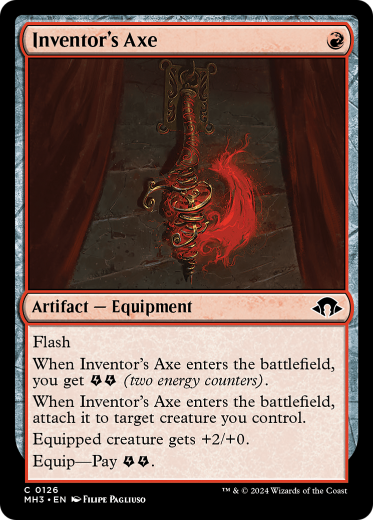 Inventor's Axe [Modern Horizons 3] | Cards and Coasters CA