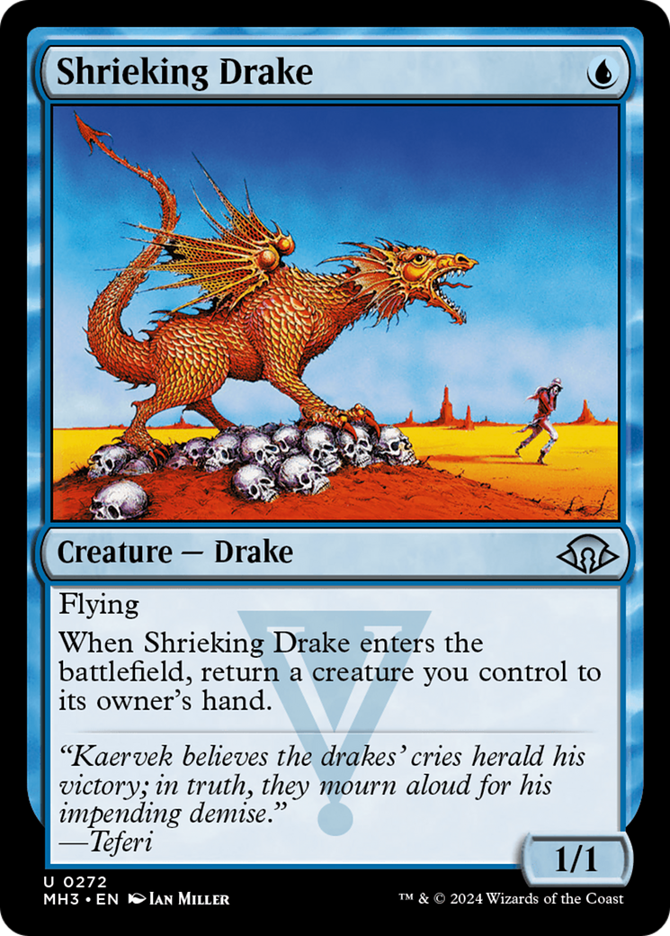 Shrieking Drake [Modern Horizons 3] | Cards and Coasters CA