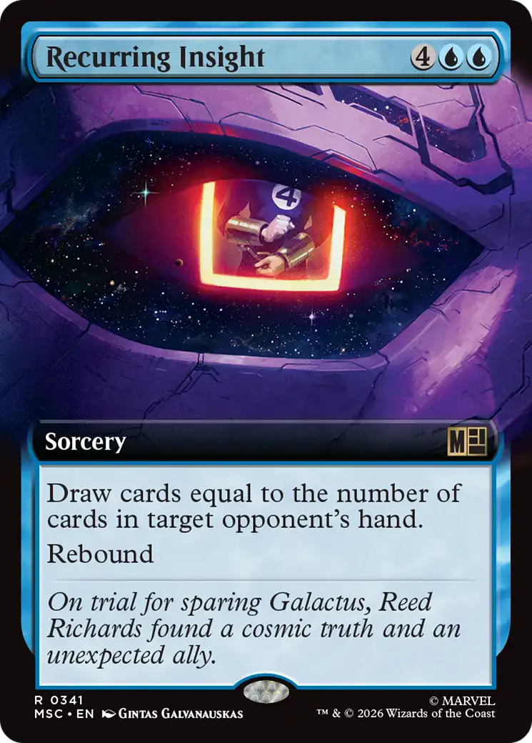Recurring Insight (Extended Art) [Marvel Super Heroes Commander] | Cards and Coasters CA