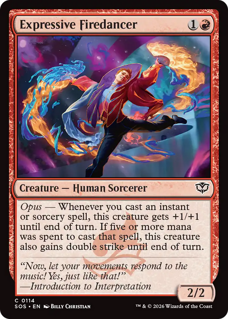 Expressive Firedancer [Secrets of Strixhaven] | Cards and Coasters CA