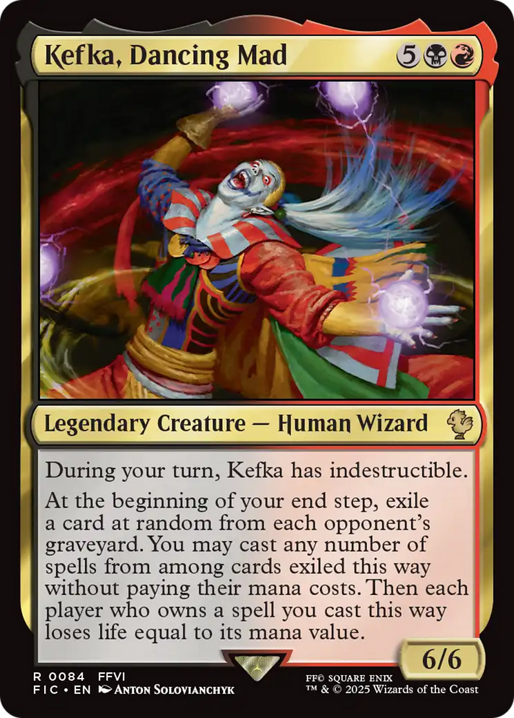 Kefka, Dancing Mad [FINAL FANTASY Commander] | Cards and Coasters CA