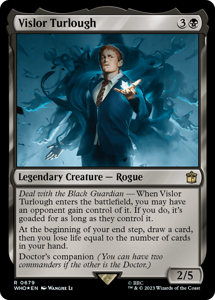 Vislor Turlough (Surge Foil) [Doctor Who] | Cards and Coasters CA