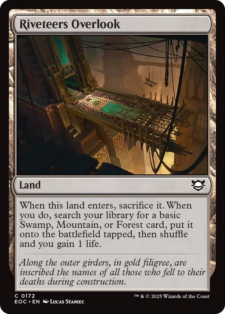 Riveteers Overlook [Edge of Eternities Commander] | Cards and Coasters CA