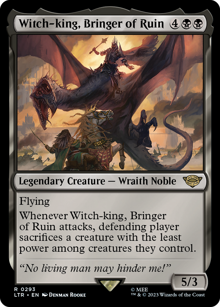 Witch-king, Bringer of Ruin [The Lord of the Rings: Tales of Middle-Earth] | Cards and Coasters CA