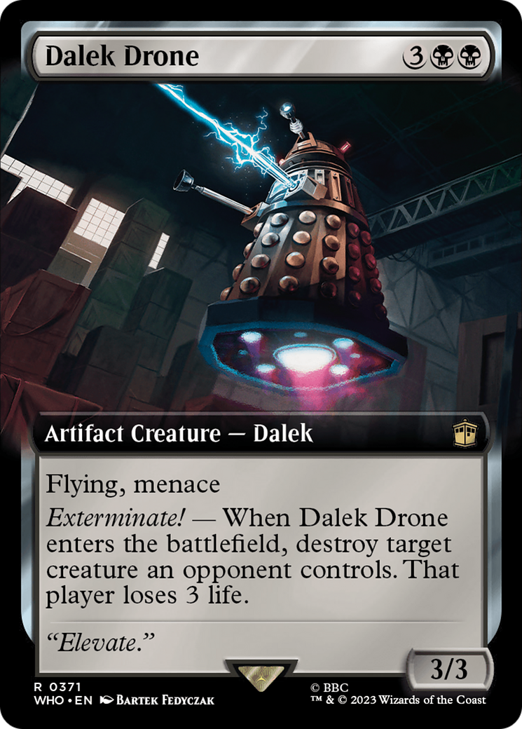 Dalek Drone (Extended Art) [Doctor Who] | Cards and Coasters CA