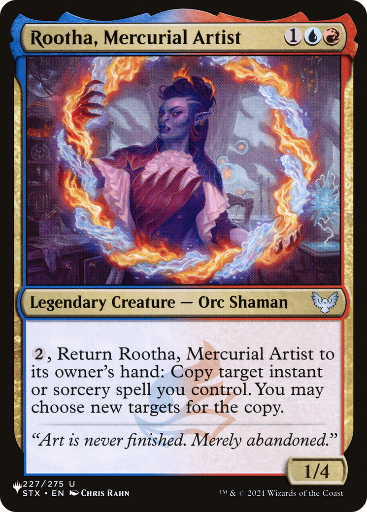 Rootha, Mercurial Artist [The List Reprints] | Cards and Coasters CA