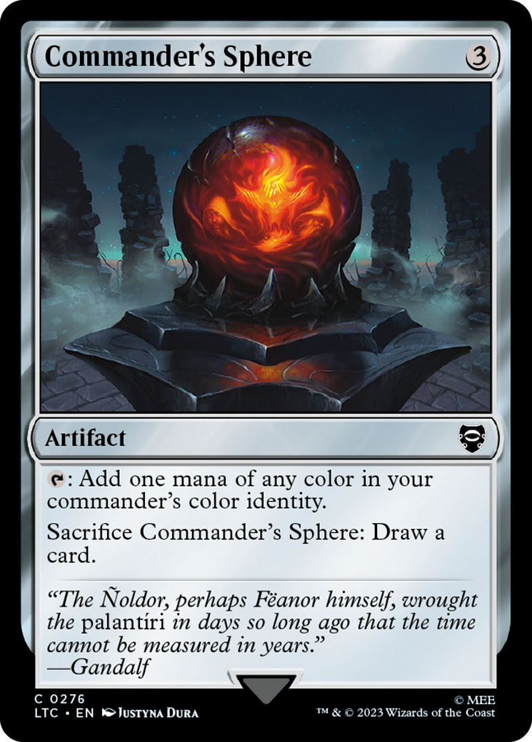 Commander's Sphere [The Lord of the Rings: Tales of Middle-Earth Commander] | Cards and Coasters CA