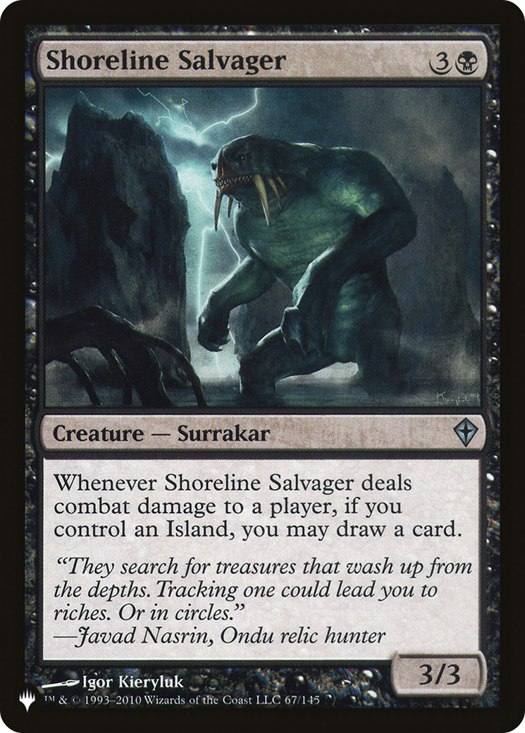 Shoreline Salvager [The List] | Cards and Coasters CA