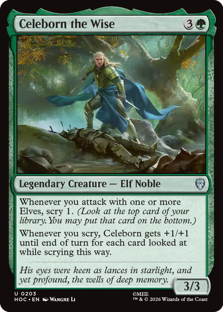 Celeborn the Wise [The Hobbit: Eternal-Legal] | Cards and Coasters CA