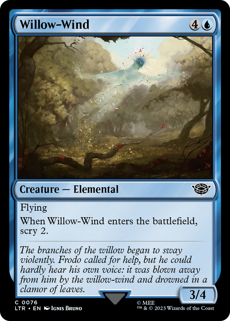 Willow-Wind [The Lord of the Rings: Tales of Middle-Earth] | Cards and Coasters CA