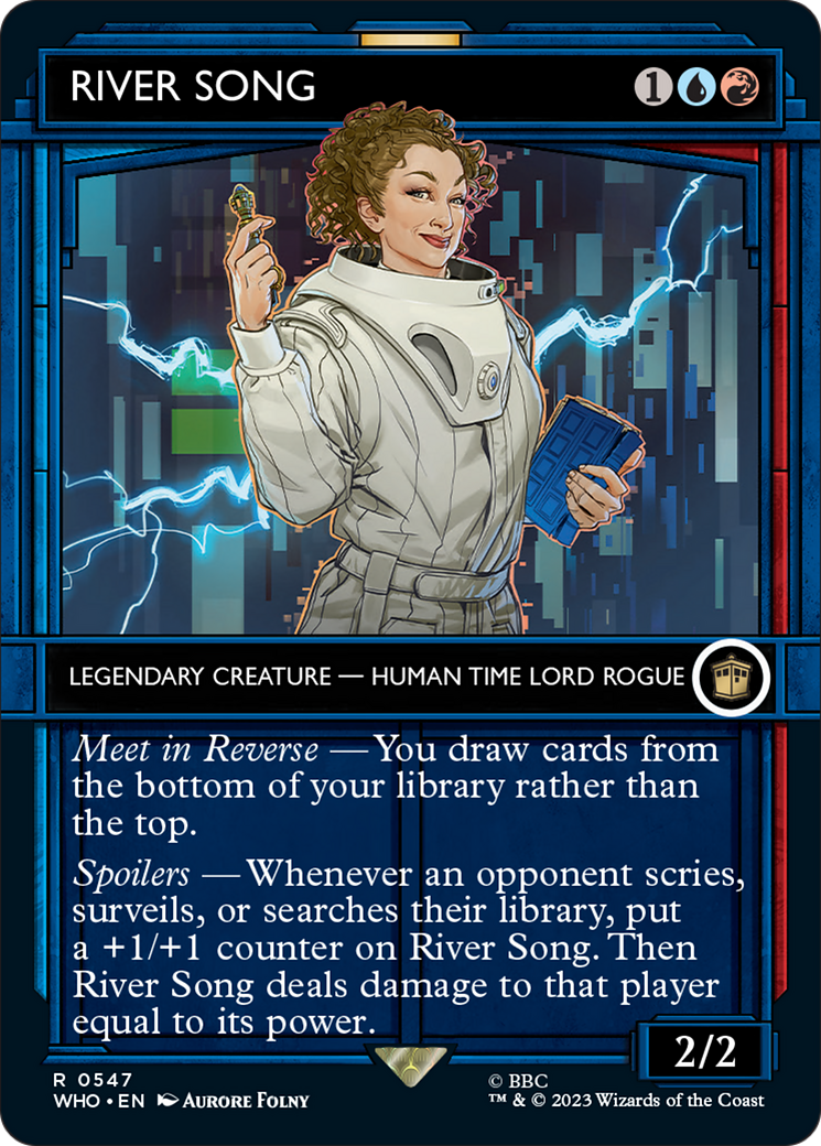 RIVER SONG (Showcase) [Doctor Who] | Cards and Coasters CA