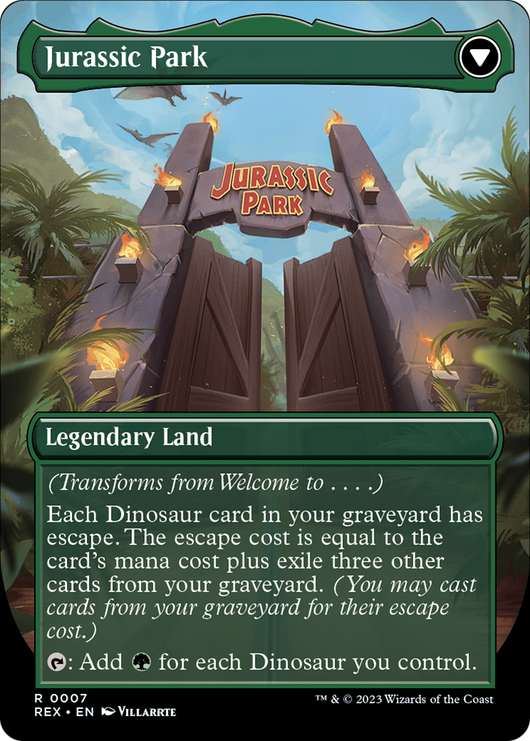 Welcome to... // Jurassic Park [Jurassic World Collection] | Cards and Coasters CA