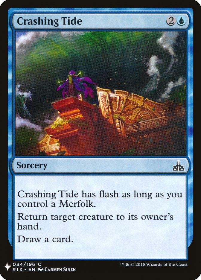 Crashing Tide [Mystery Booster] | Cards and Coasters CA