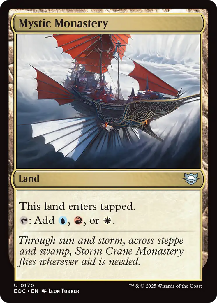 Mystic Monastery [Edge of Eternities Commander] | Cards and Coasters CA