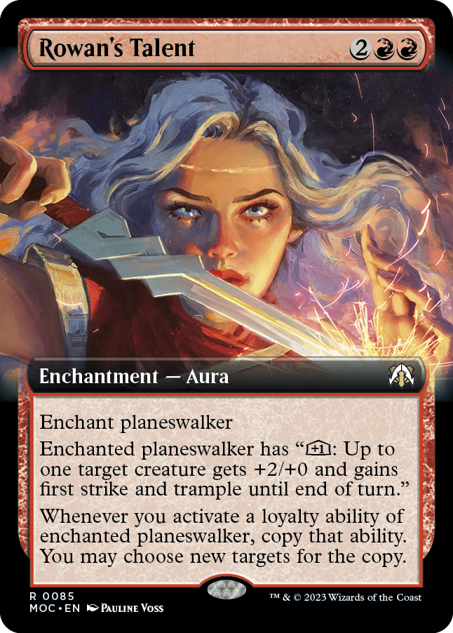 Rowan's Talent (Extended Art) [March of the Machine Commander] | Cards and Coasters CA