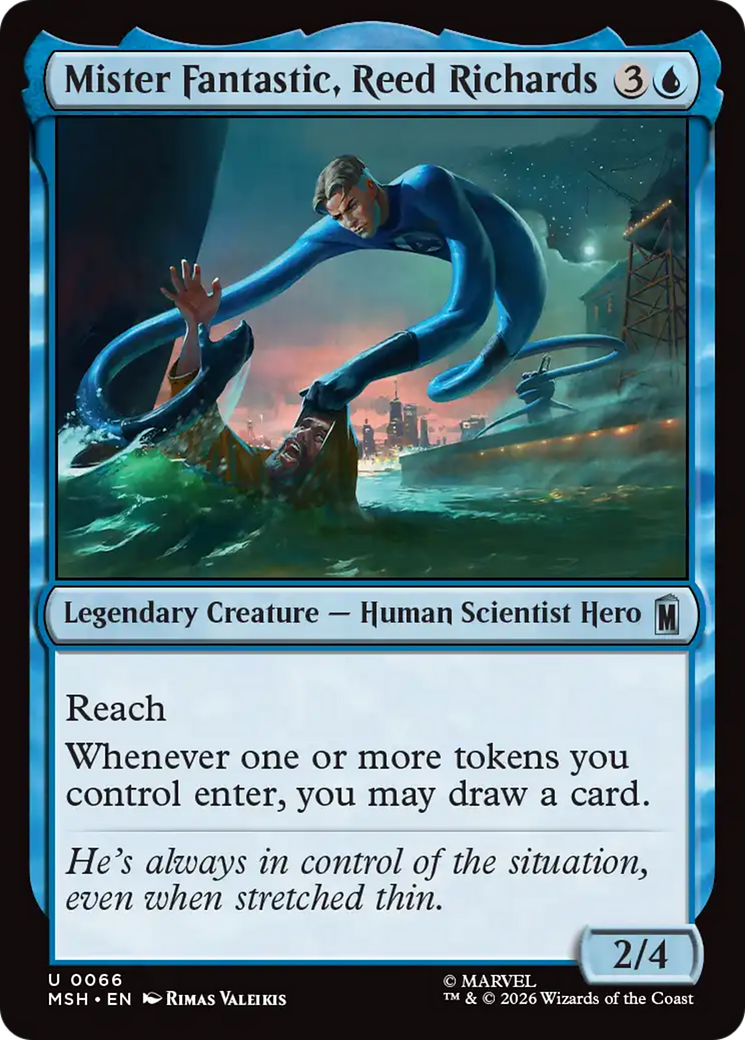 Mister Fantastic, Reed Richards [Marvel Super Heroes] | Cards and Coasters CA