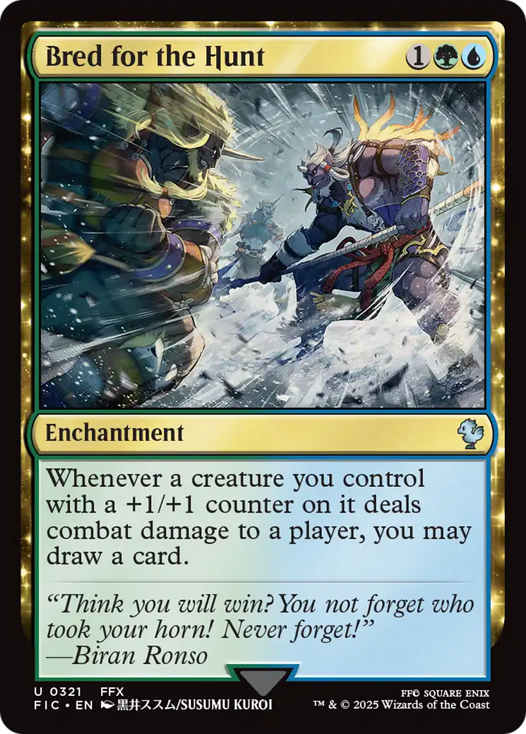 Bred for the Hunt [FINAL FANTASY Commander] | Cards and Coasters CA