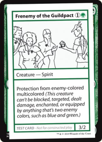 Frenemy of the Guildpact (2021 Edition) [Mystery Booster Playtest Cards] | Cards and Coasters CA