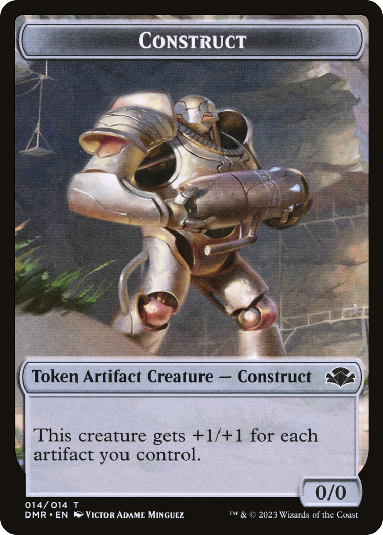 Construct Token [Dominaria Remastered Tokens] | Cards and Coasters CA