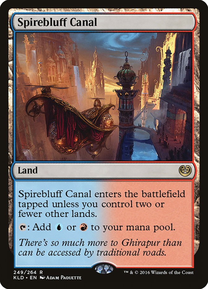 Spirebluff Canal [Kaladesh] | Cards and Coasters CA