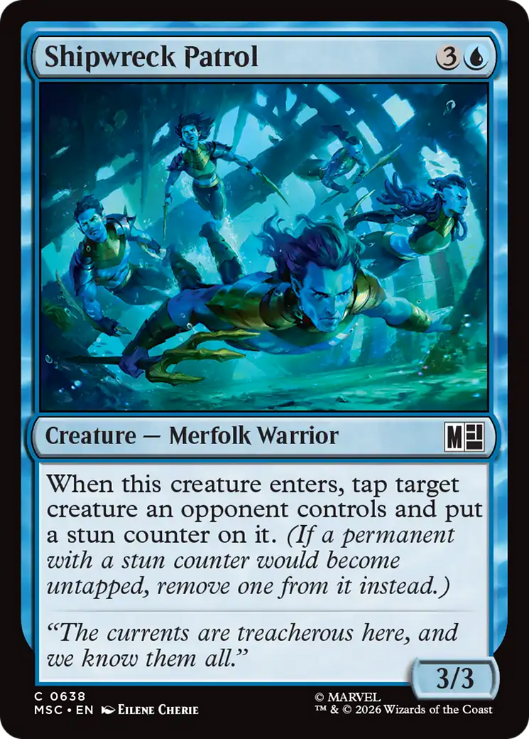 Shipwreck Patrol [Marvel Super Heroes Commander] | Cards and Coasters CA