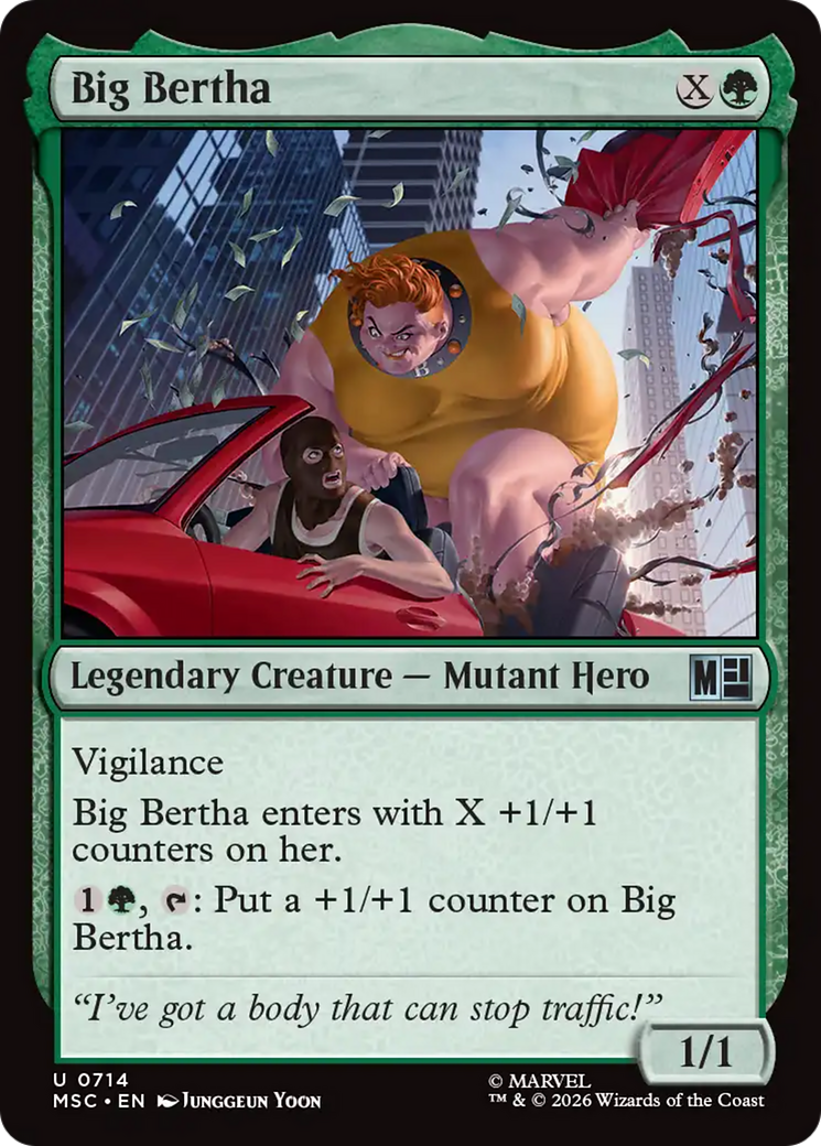 Big Bertha [Marvel Super Heroes Commander] | Cards and Coasters CA