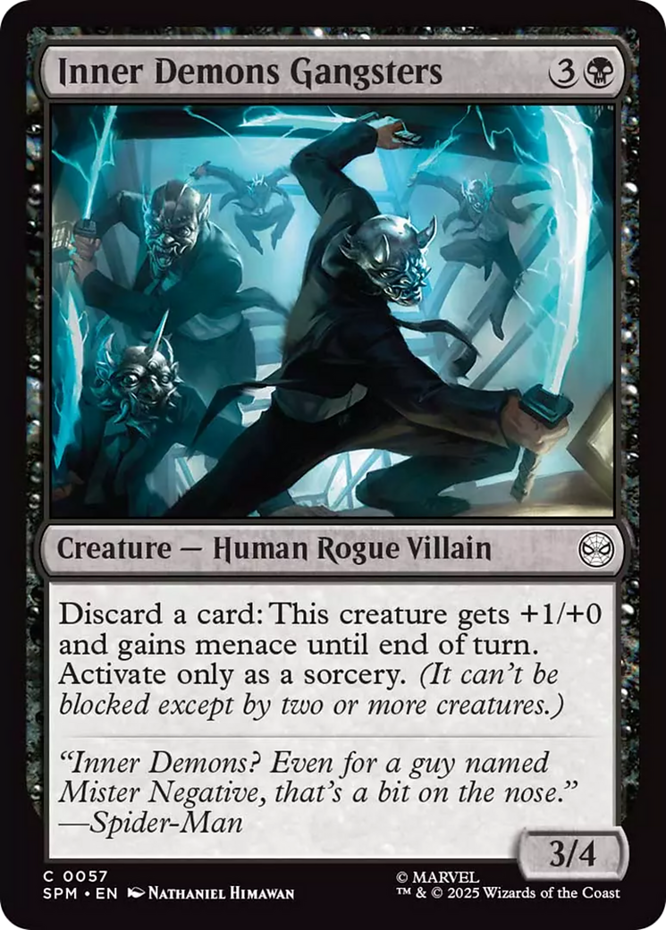 Inner Demons Gangsters [Marvel's Spider-Man] | Cards and Coasters CA