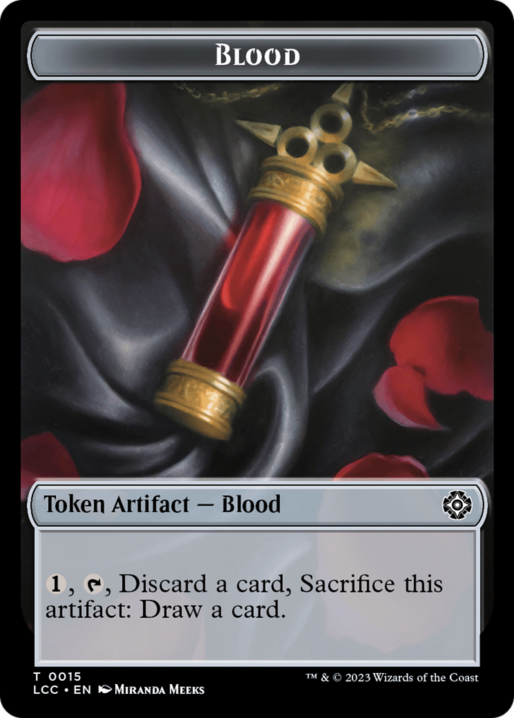 Blood // Vampire (0004) Double-Sided Token [The Lost Caverns of Ixalan Commander Tokens] | Cards and Coasters CA