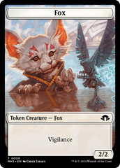 Phyrexian Germ // Fox Double-Sided Token [Modern Horizons 3 Tokens] | Cards and Coasters CA