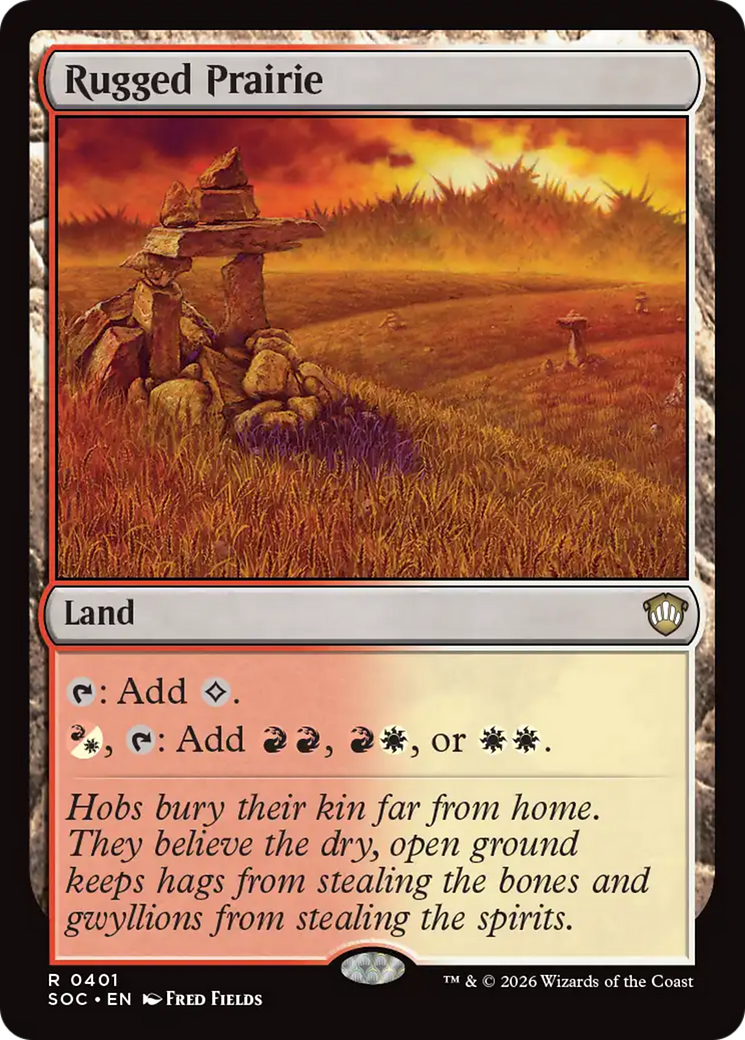 Rugged Prairie [Secrets of Strixhaven Commander] | Cards and Coasters CA
