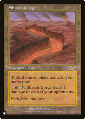 Shivan Gorge [The List] | Cards and Coasters CA