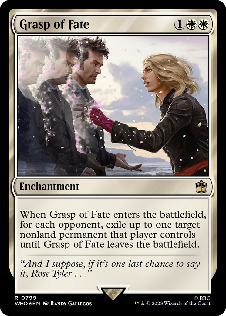 Grasp of Fate (Surge Foil) [Doctor Who] | Cards and Coasters CA