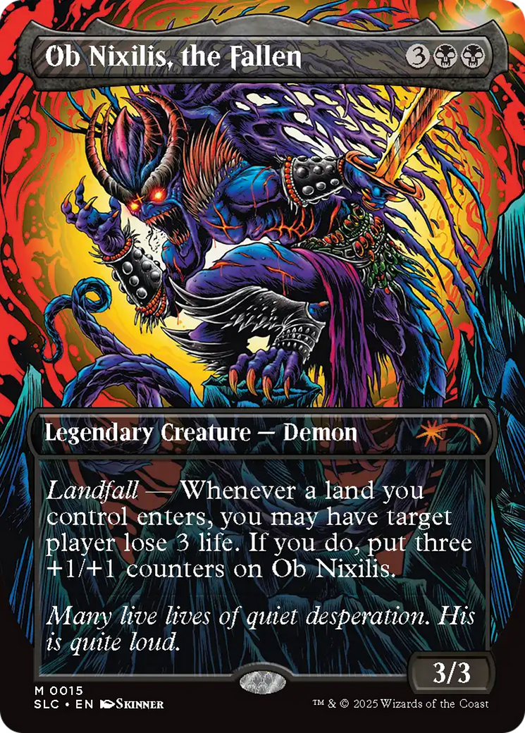 Ob Nixilis, the Fallen [Secret Lair Countdown Kit] | Cards and Coasters CA