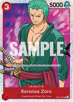 Roronoa Zoro [Romance Dawn] | Cards and Coasters CA