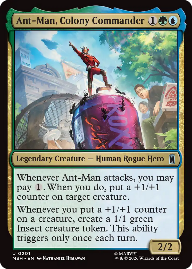 Ant-Man, Colony Commander [Marvel Super Heroes] | Cards and Coasters CA